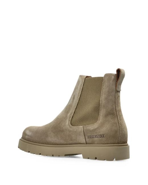 Birkenstock Natural Highwood Slip On Mid Chelsea Boots