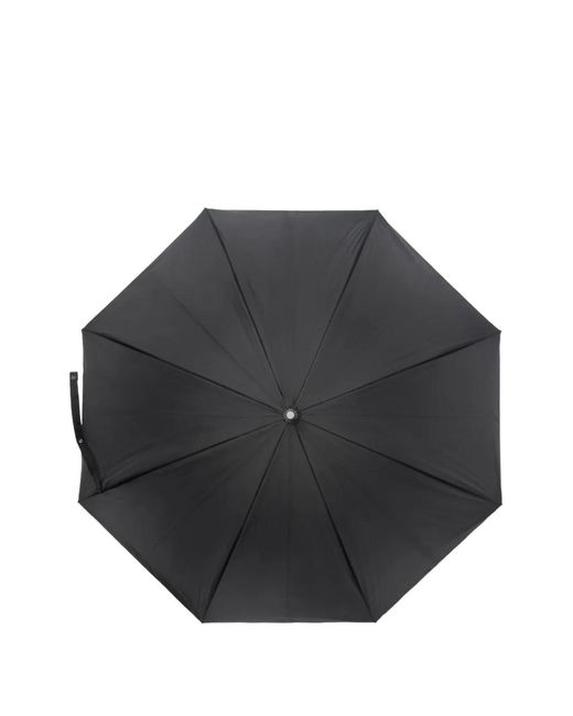 Burberry Gray Walking Regenschirm mit kariertem Futter