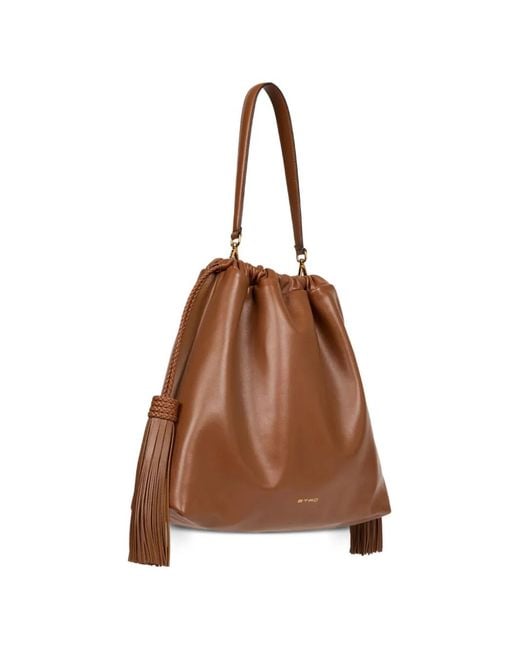 Etro Brown Lamb Bag