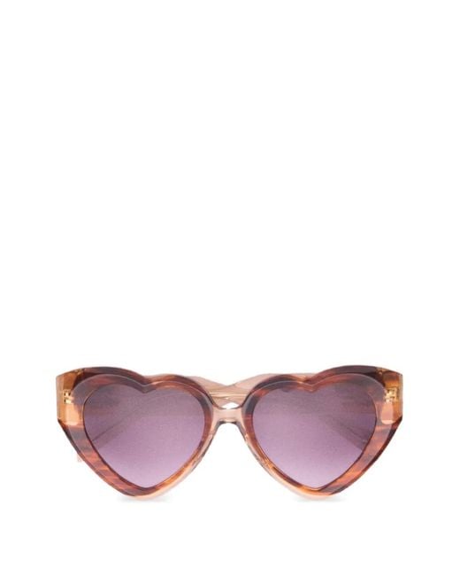 Maje Pink Heart Sunglasses