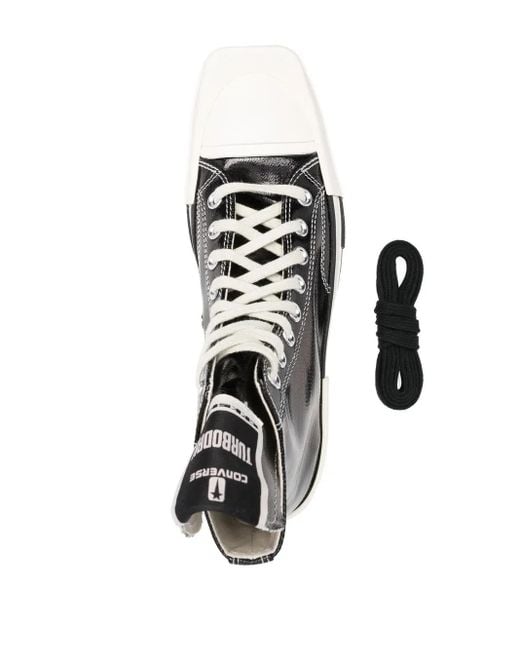 Converse Black + Converse + Drkshdw Turbodrk Ox Chuck 70 Sneakers Aus Beschichtetem Canvas