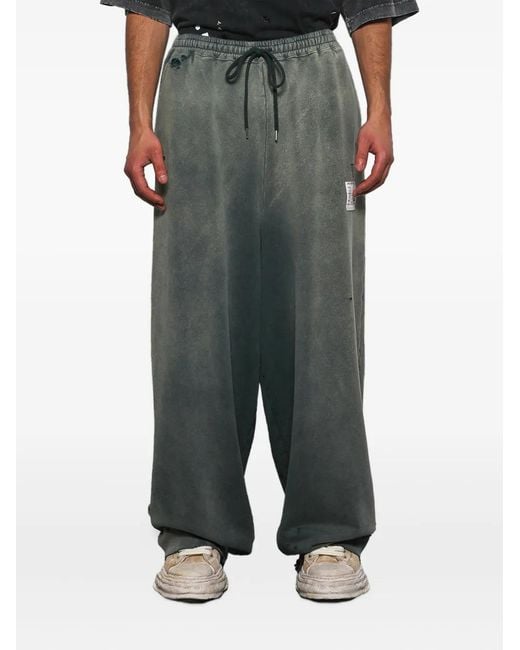 Maison Mihara Yasuhiro Gray Faded Track Pants for men