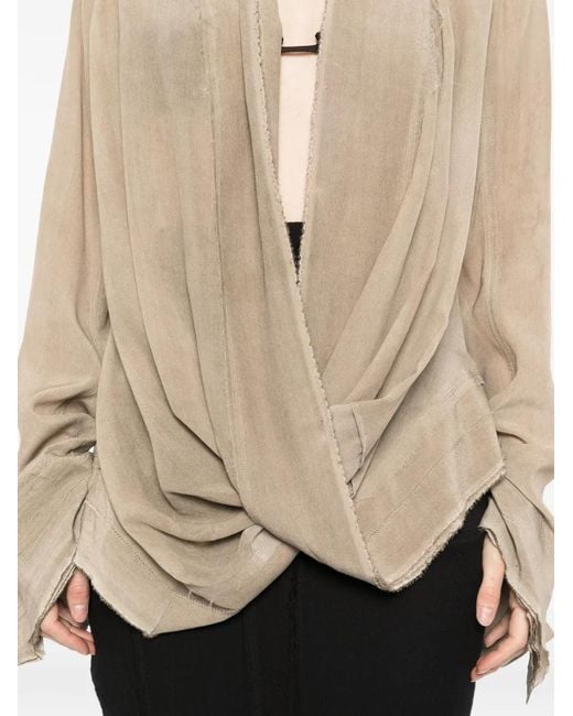 Yehuafan Natural Silk Long-Sleeve Shirt