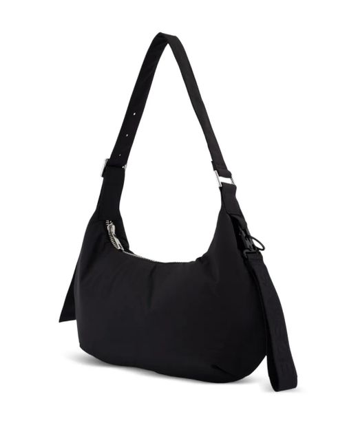 Samsøe & Samsøe Black Medium Zip-Fastening Curved Shoulder Bag