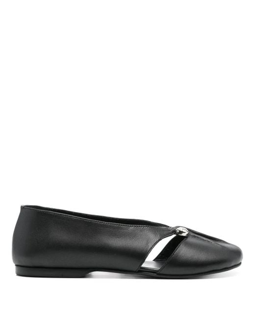 Alohas Black Ravena Ballet Flats