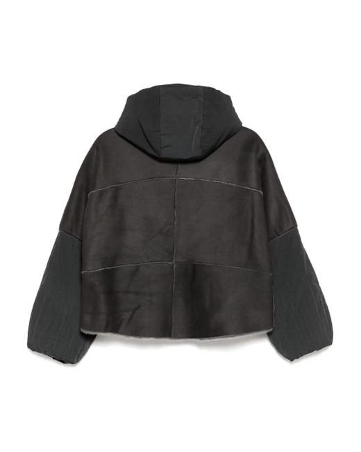 Transit Black Zip-Up Hood Jacket