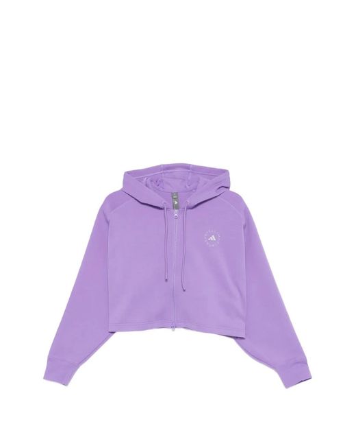 Adidas By Stella McCartney Purple Zip-Up Hoodie