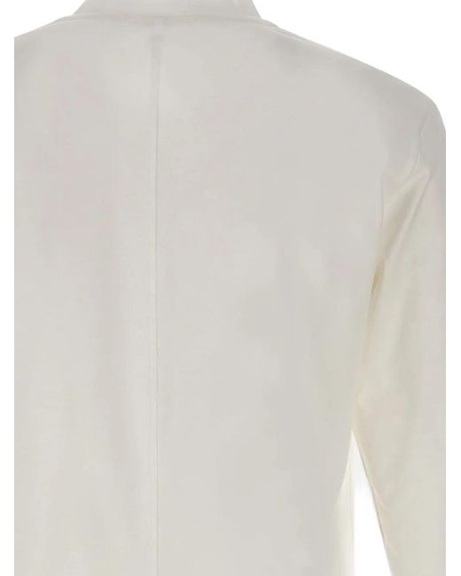 Paolo Pecora White Long-Sleeves Crew-Neck Sweatshirt for men