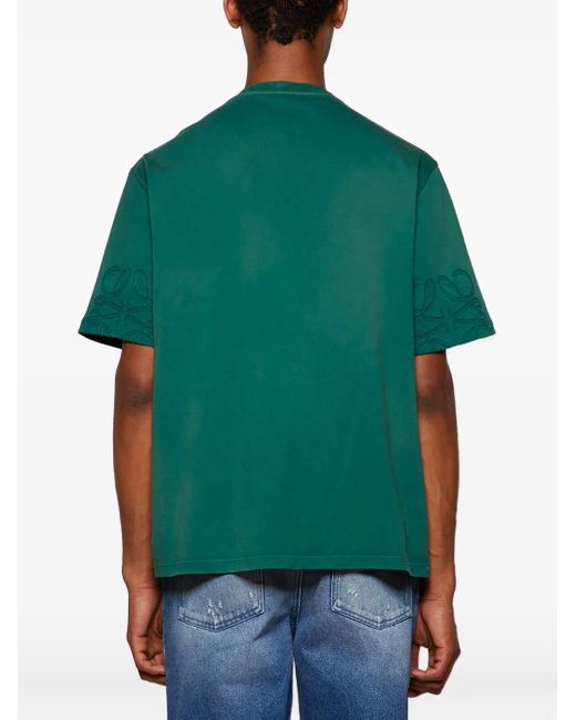 Loewe Green Cotton T-Shirt for men