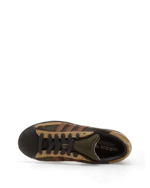 Adidas Brown Superstar Ii Mg Sneakers