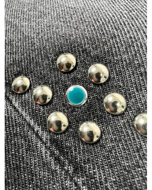 Alchemist Blue Studded Bell-Bottom Jeans for men