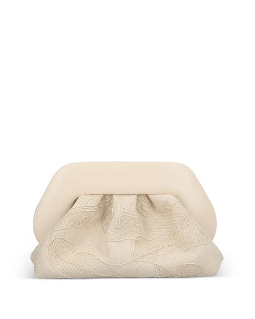 THEMOIRÈ Natural Bios Embroidered Shoulder Bag