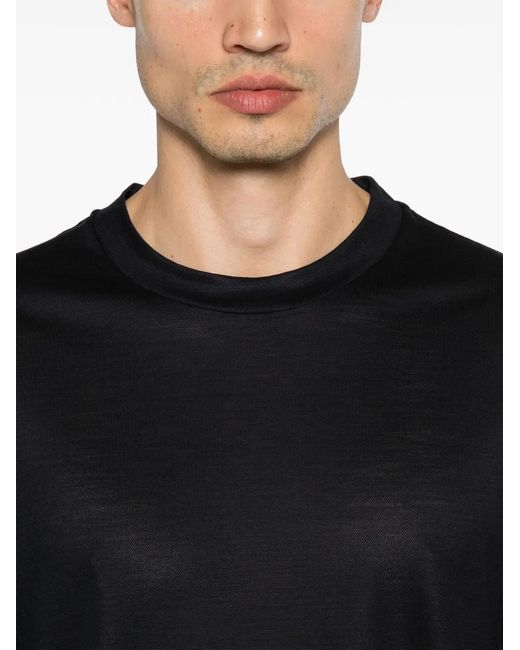 Brioni Black Crew-Neck T-Shirt for men