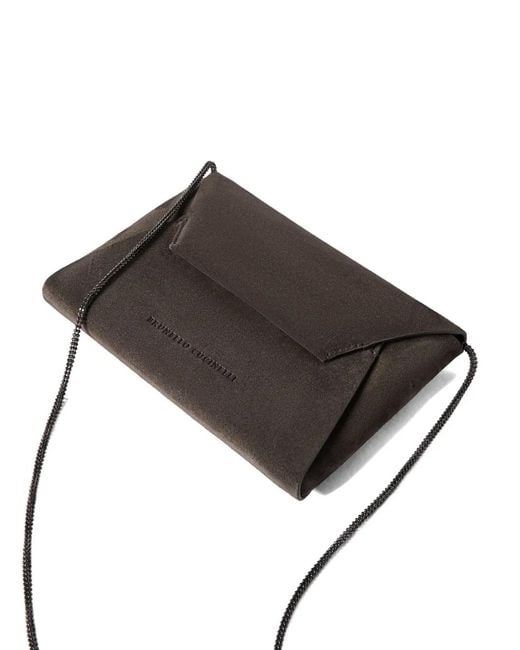 Brunello Cucinelli Gray Duo Pochette