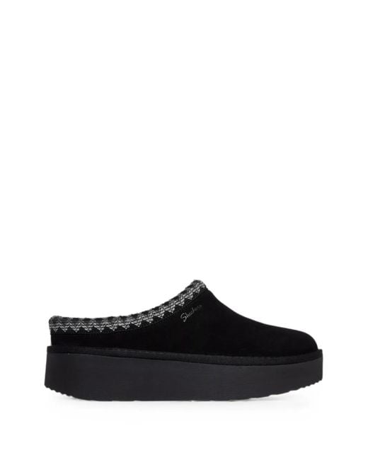 Skechers Black Chaussons Keep Cosy