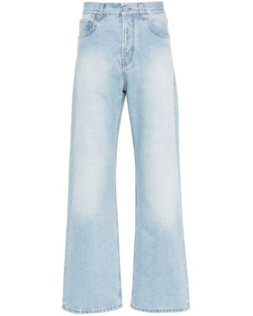 Jacquemus Le de Nîmes Droit Straight-Leg-Jeans in Blue für Herren