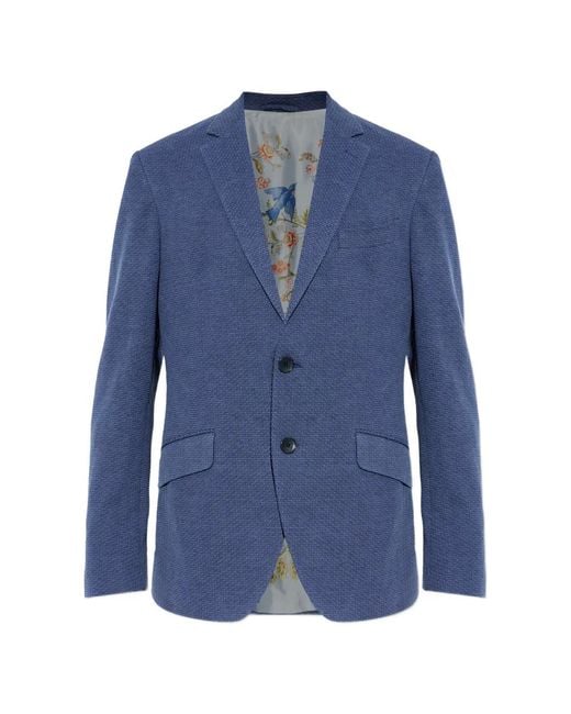 Etro Blue Roma Jersey Jacket for men