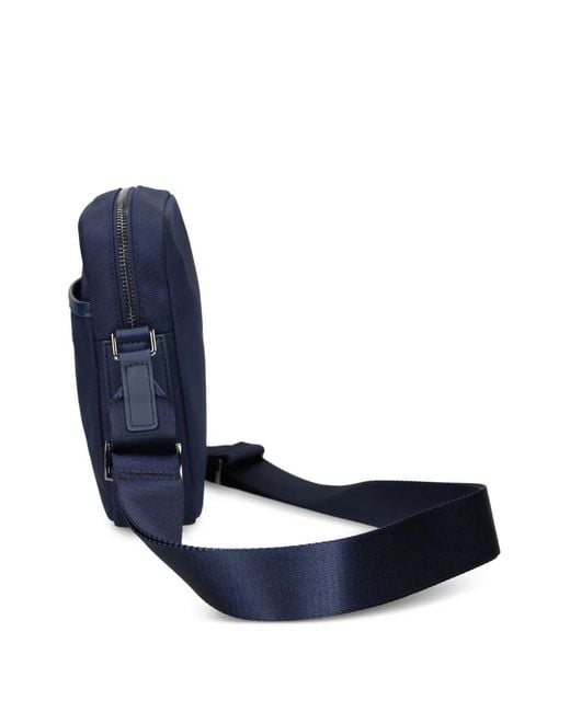 Lacoste Blue Logo Adjustable Messenger Bag for men
