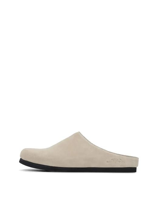 Les Deux White Wilmott Suede Sandals for men