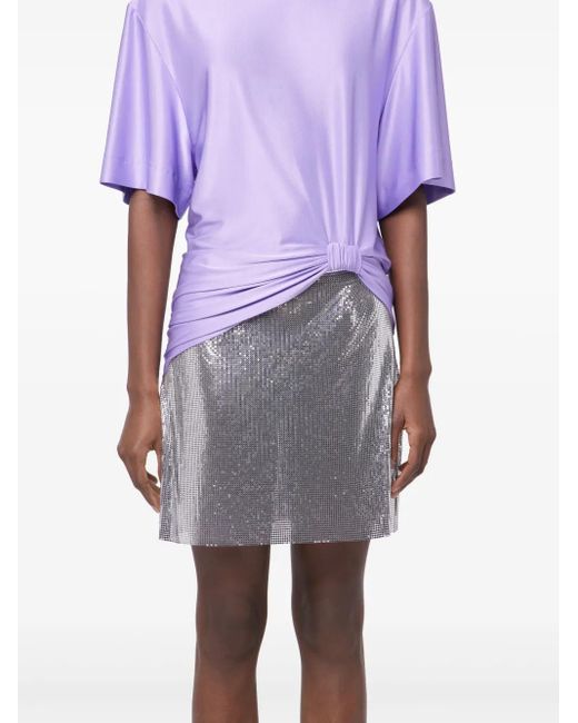 Rabanne Purple Jersey T-Shirt