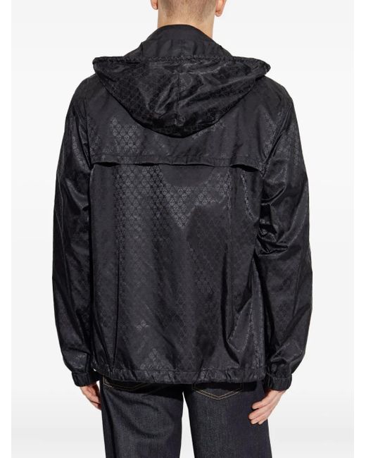 McQueen Black Hooded Jacket for men