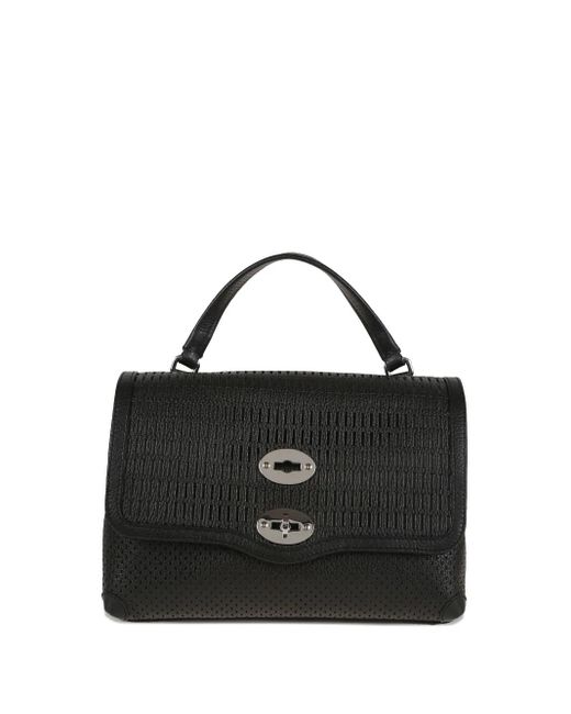Bolso shopper Postina pequeño Zanellato de color Black