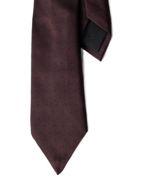 Prada Purple Silk Tie for men