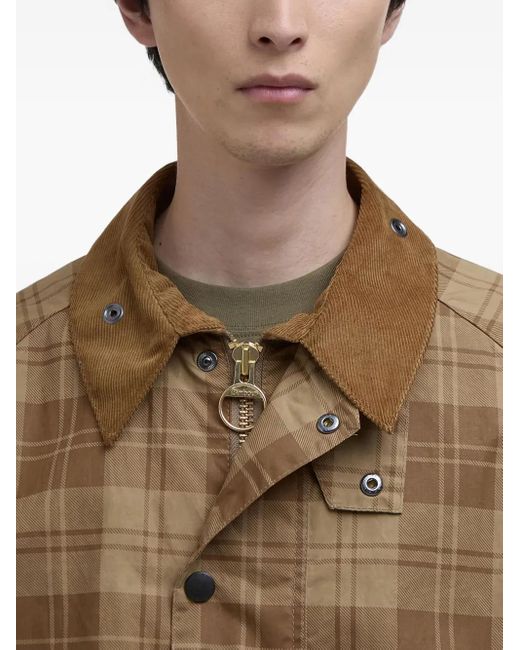 Barbour Geruit Windjack in het Brown voor heren