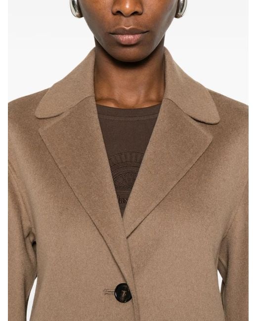 Max Mara Natural Button Pocket Jacket