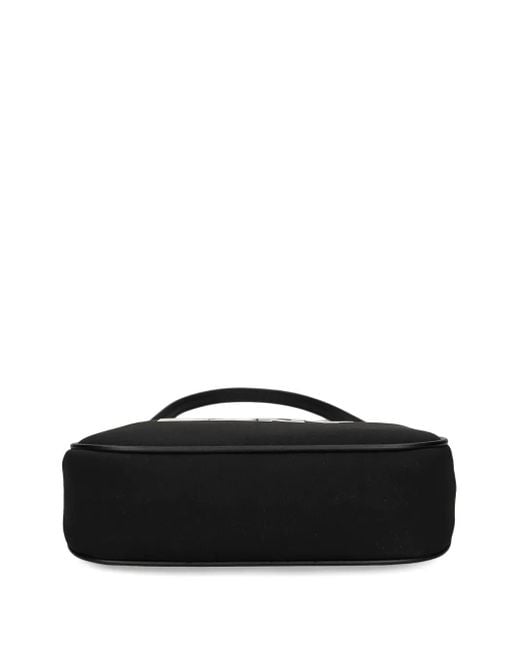DKNY Black Logo-Print Shoulder Bag