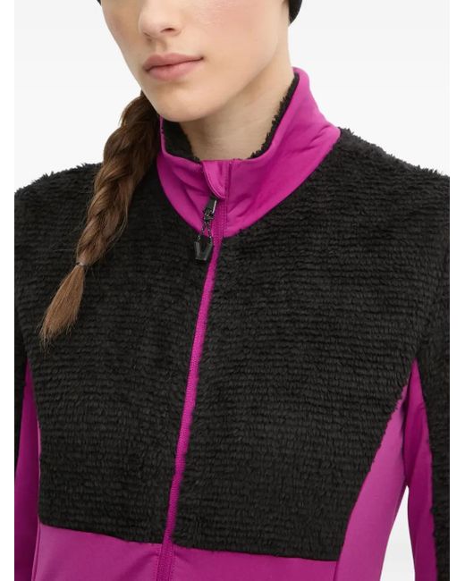 EA7 Pink Panelled Zip-Up Jacket