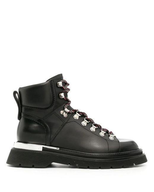 DSquared² Black Urban Hiking Ankle Boots for men