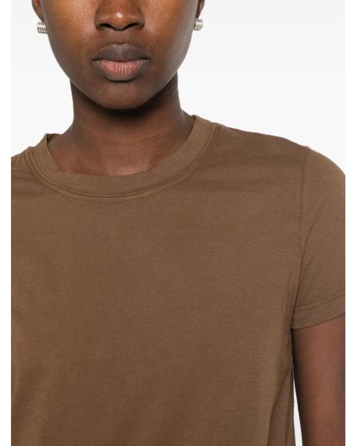 James Perse Brown Crew-Neck Short-Sleeve T-Shirt