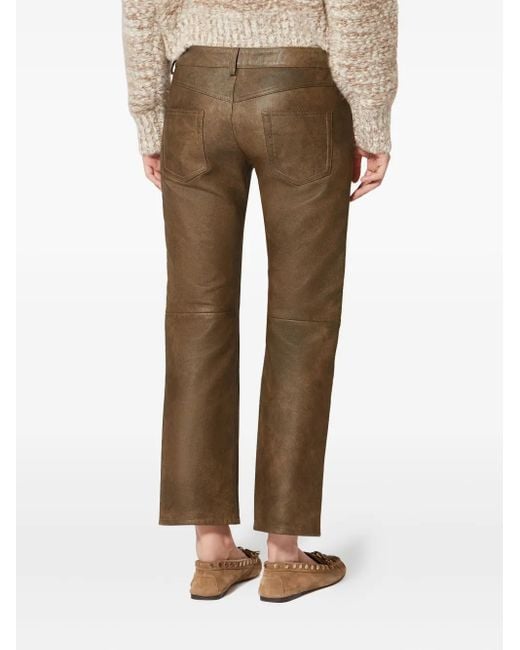 Isabel Marant Brown Vanel Hose Mit Schnürung