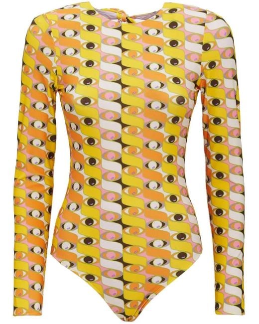 LaDoubleJ Yellow Surf Suit