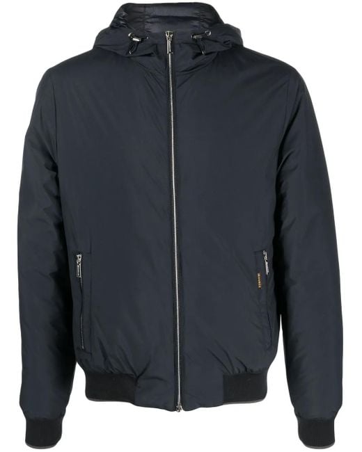 Chaqueta con capucha y cremallera Moorer de hombre de color Blue