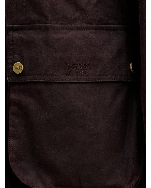 INTROPIA Brown Damaris Button Corduroy-Collar Trench