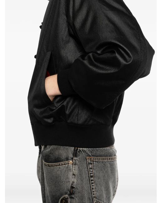 TEAM WANG design Black X Jdb Quilted Jacket for men