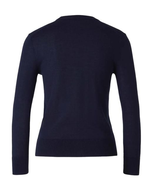 Givenchy Blue V-Neck Button-Up Cardigan