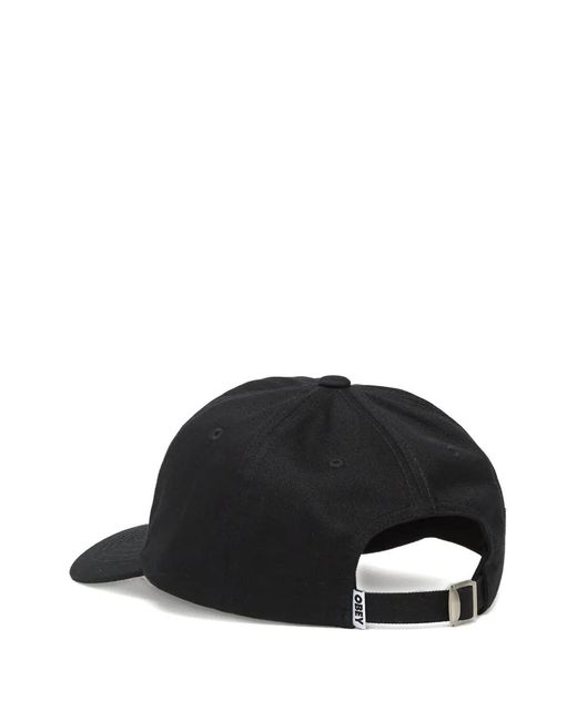 Obey Black Logo Cap