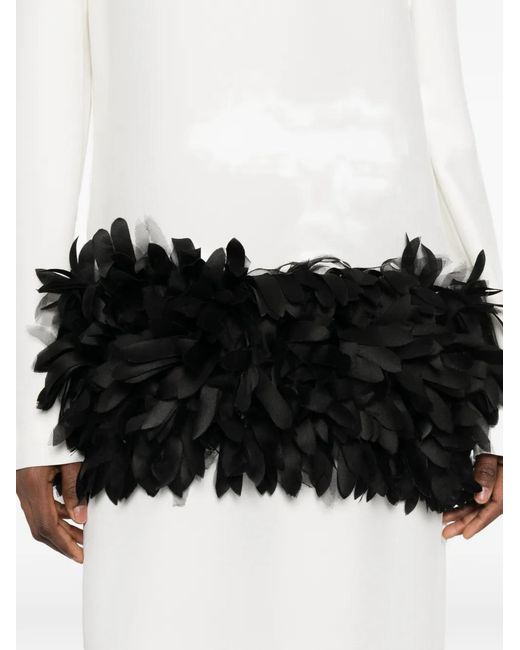 Totême Black Petal Dress