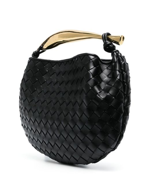 Bottega Veneta Black Sardine Leather Tote Bag
