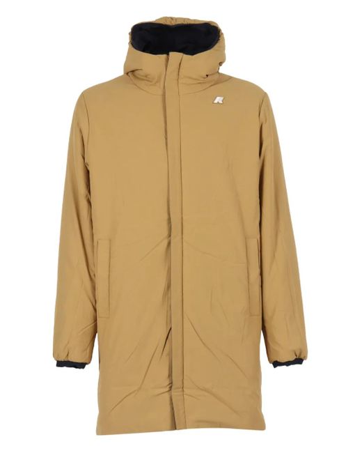 K-Way Natural Jacob Hooded Coat for men