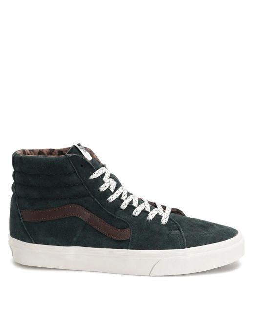 Vans Black U Sk8-Hi "Plaid Scarab" Sneakers for men