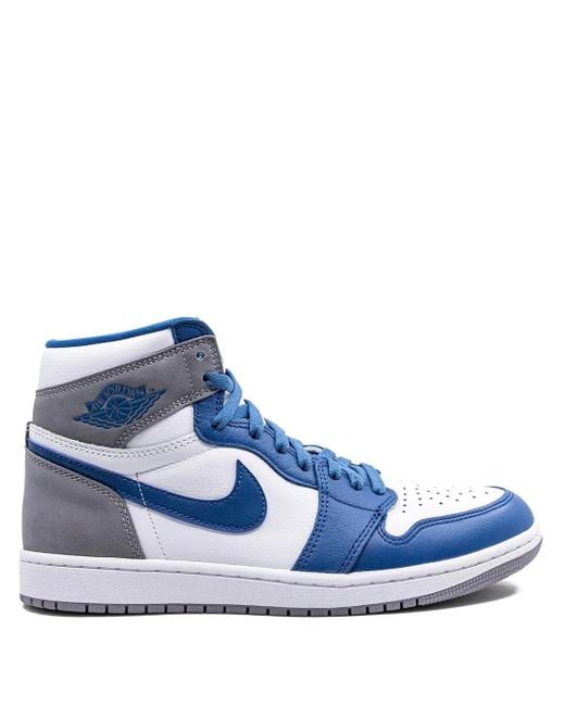 Nike Blue Air 1 High Leather High-top Trainers