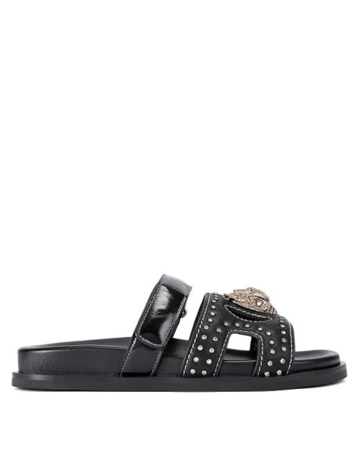 Kurt Geiger Eagle カットアウト サンダル Black