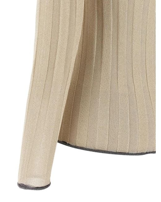 Fabiana Filippi Natural Lurex Sweater