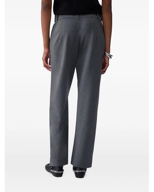 Liu Jo Gray Drawstring Trousers