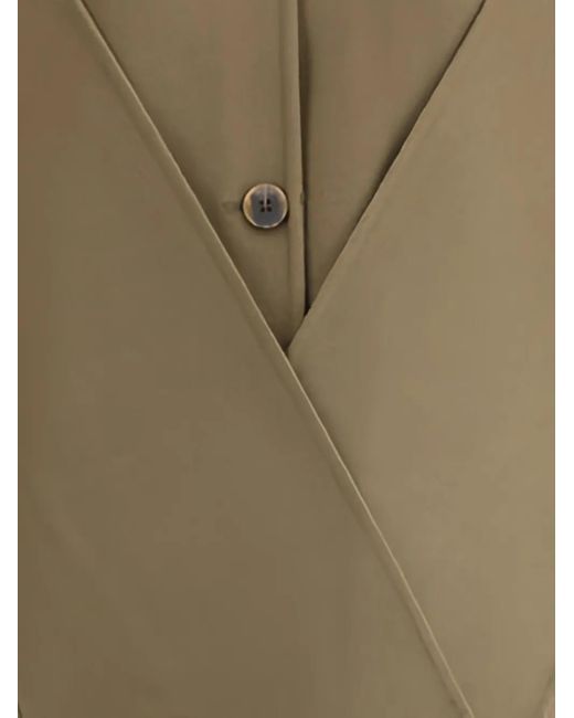 The Dynamis Studio Natural Scarf-Detail Jacket