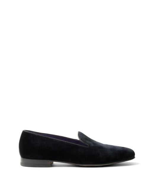 Ralph Lauren Black Mocassins Alonzo En Velours for men